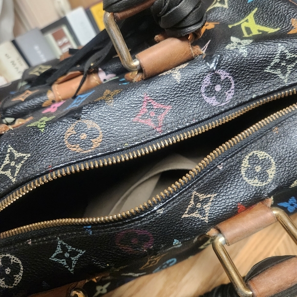 Louis Vuitton multi black square speedy 30 - Picture 14 of 16